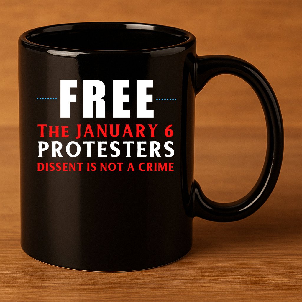 January 6 Conservative Anti Biden Free Speech 11oz C Handle Ceramic Mug