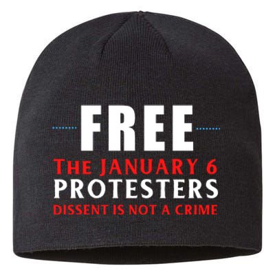 January 6 Conservative Anti Biden Free Speech Sustainable Beanie