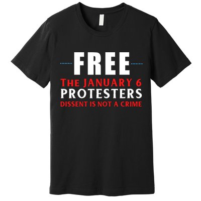 January 6 Conservative Anti Biden Free Speech Premium T-Shirt