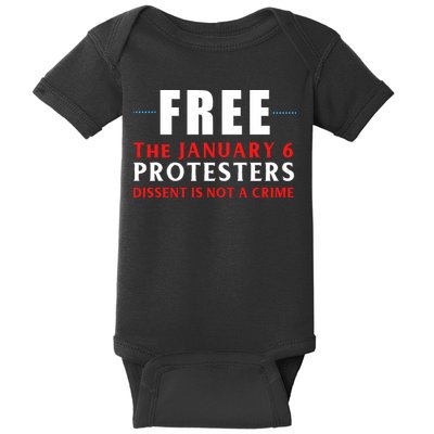 January 6 Conservative Anti Biden Free Speech Baby Bodysuit