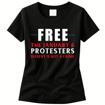January 6 Conservative Anti Biden Free Speech Womens T-Shirt