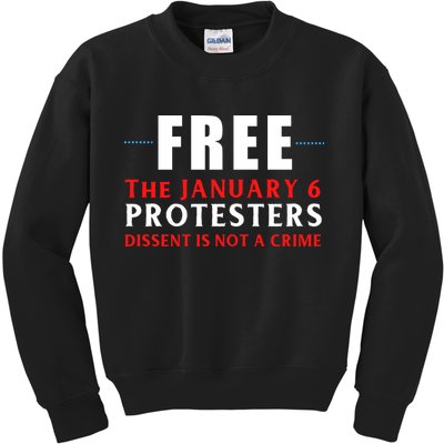 January 6 Conservative Anti Biden Free Speech Kids Sweatshirt