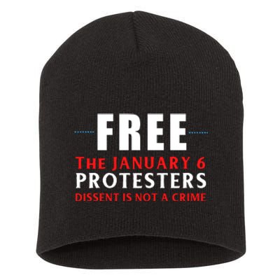 January 6 Conservative Anti Biden Free Speech Short Acrylic Beanie