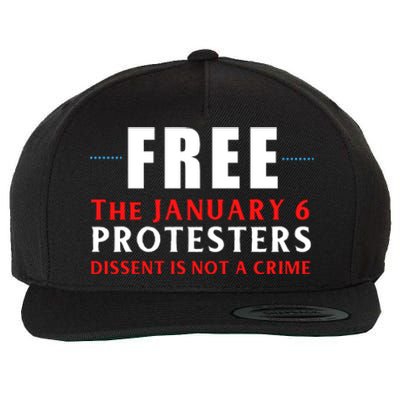 January 6 Conservative Anti Biden Free Speech Wool Snapback Cap