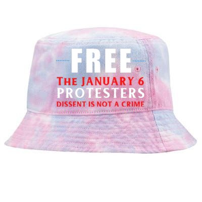 January 6 Conservative Anti Biden Free Speech Tie-Dyed Bucket Hat