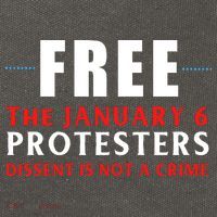 January 6 Conservative Anti Biden Free Speech Cotton Canvas Backpack