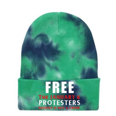 January 6 Conservative Anti Biden Free Speech Tie Dye 12in Knit Beanie