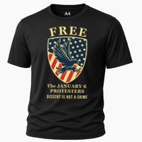 January 6 Conservative Anti Biden Free Speech Cooling Performance Crew T-Shirt
