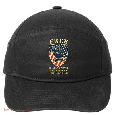 January 6 Conservative Anti Biden Free Speech 7-Panel Snapback Hat