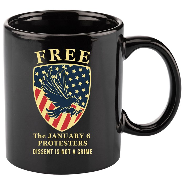 January 6 Conservative Anti Biden Free Speech 11oz C Handle Ceramic Mug