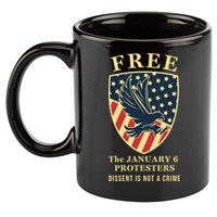 January 6 Conservative Anti Biden Free Speech 11oz C Handle Ceramic Mug