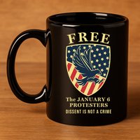 January 6 Conservative Anti Biden Free Speech 11oz C Handle Ceramic Mug