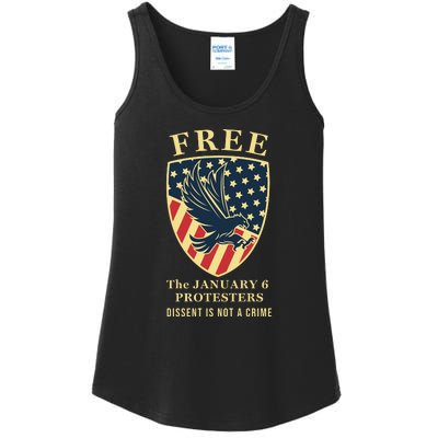 January 6 Conservative Anti Biden Free Speech Ladies Essential Tank