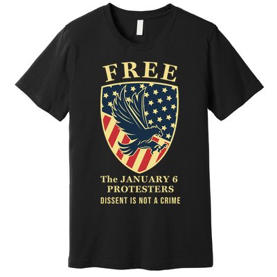 January 6 Conservative Anti Biden Free Speech Premium T-Shirt