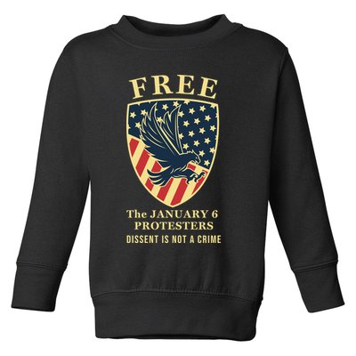 January 6 Conservative Anti Biden Free Speech Toddler Sweatshirt