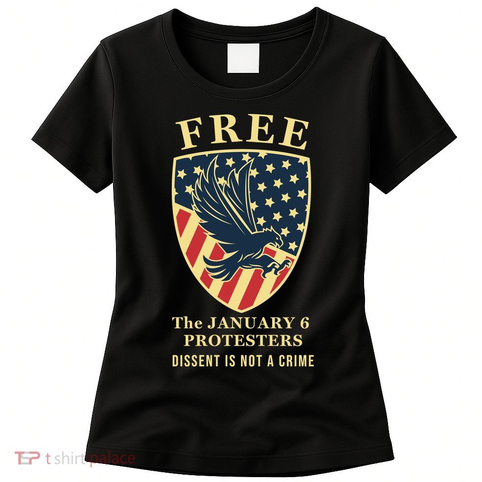 January 6 Conservative Anti Biden Free Speech Womens T-Shirt
