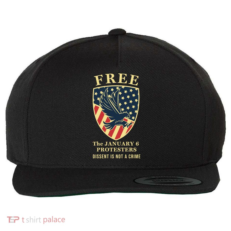 January 6 Conservative Anti Biden Free Speech Wool Snapback Cap
