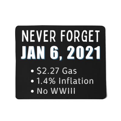 January 6 Funny Conservative Anti Biden Ultra MAGA Mousepad