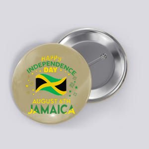 Jamaica 62nd Independence Day Jamaican Pride Jamaica Flag Gift Button