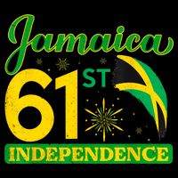 Jamaica 61st Independence Day Celebration Jamaican Flag Tall T-Shirt