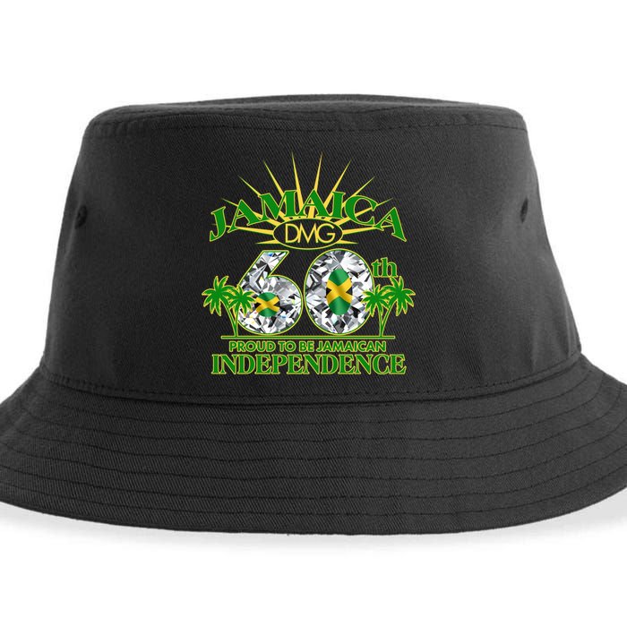 Jamaica 60th Independence Proud To Be Jamaican Sustainable Bucket Hat
