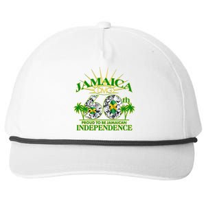 Jamaica 60th Independence Proud To Be Jamaican Snapback Five-Panel Rope Hat