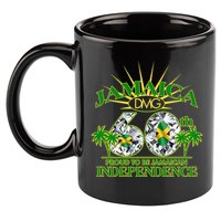 Jamaica 60th Independence Proud To Be Jamaican 11oz C Handle Ceramic Mug