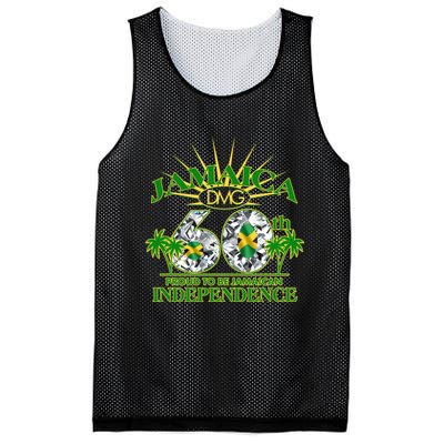 Jamaica 60th Independence Proud To Be Jamaican Mesh Reversible Basketball Jersey Tank