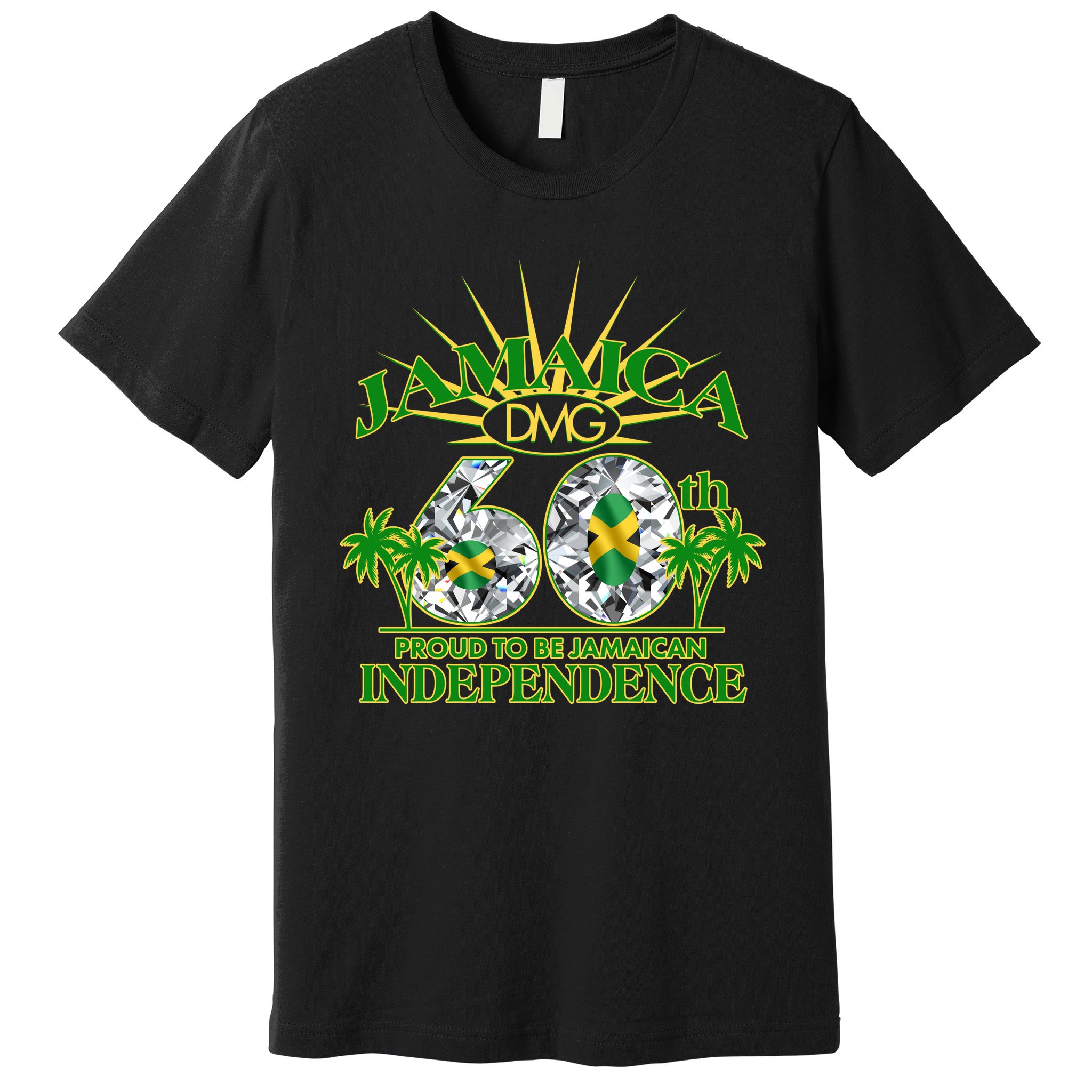 Jamaica 60th Independence Proud To Be Jamaican Premium T-Shirt