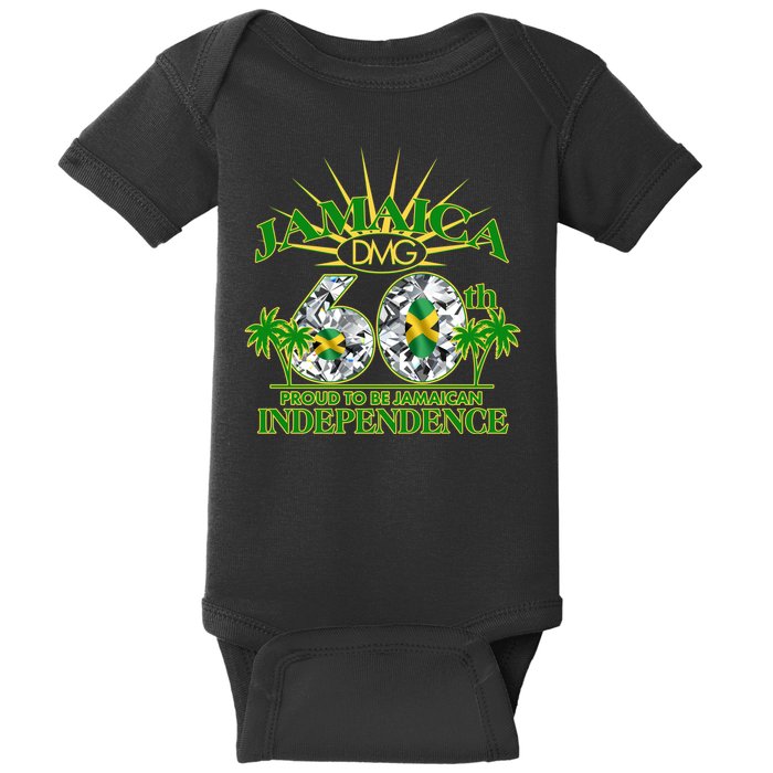 Jamaica 60th Independence Proud To Be Jamaican Baby Bodysuit