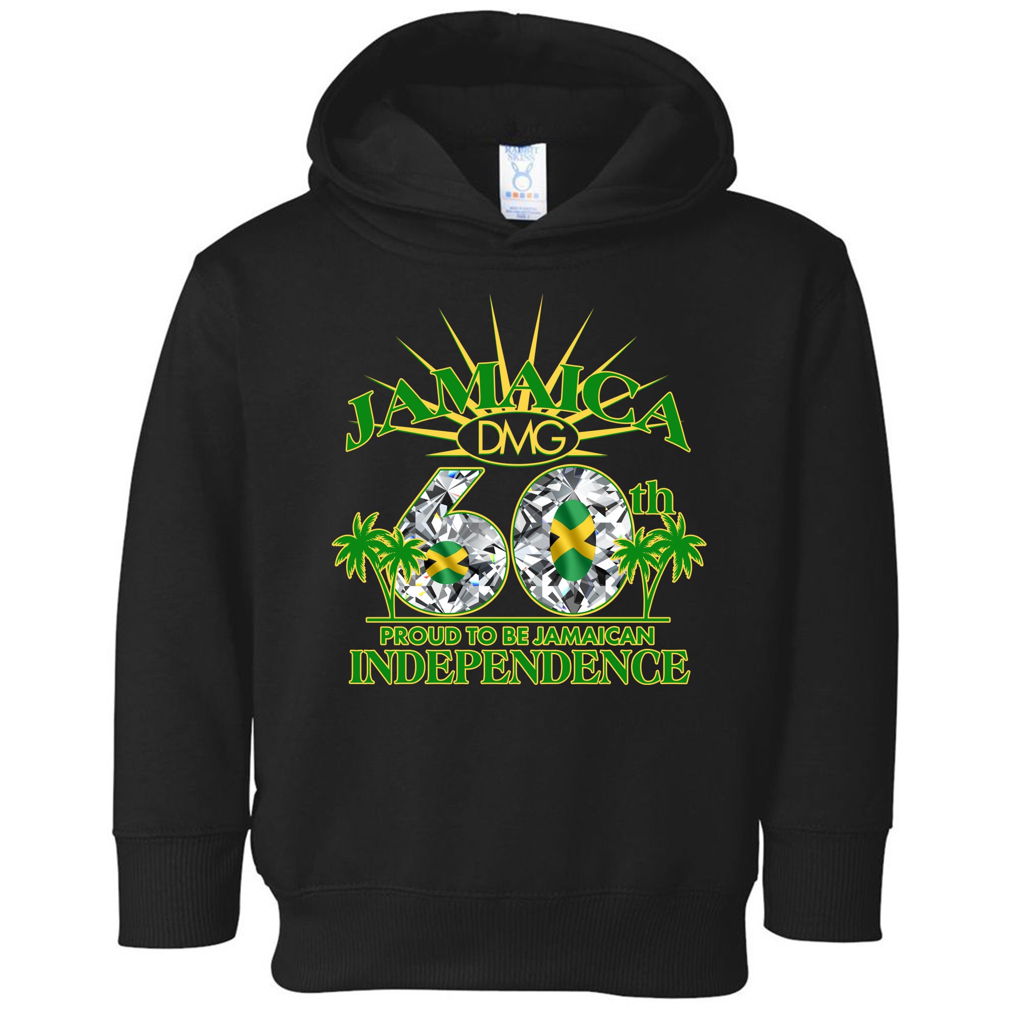 Jamaica 60th Independence Proud To Be Jamaican Toddler Hoodie