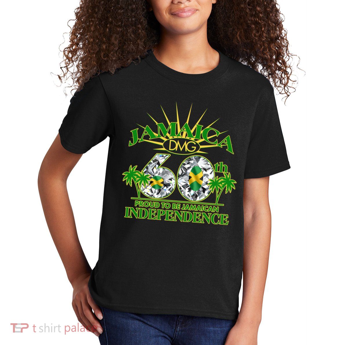 Jamaica 60th Independence Proud To Be Jamaican Kids T-Shirt