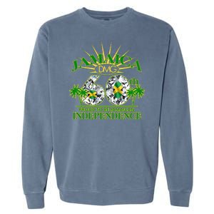 Jamaica 60th Independence Proud To Be Jamaican Garment-Dyed Sweatshirt