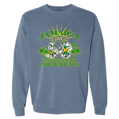 Jamaica 60th Independence Proud To Be Jamaican Garment-Dyed Sweatshirt