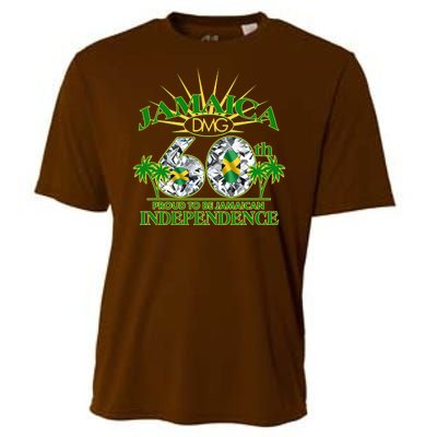 Jamaica 60th Independence Proud To Be Jamaican Cooling Performance Crew T-Shirt