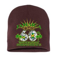 Jamaica 60th Independence Proud To Be Jamaican Short Acrylic Beanie