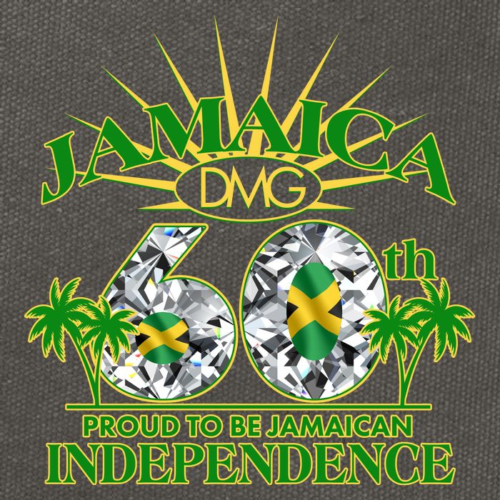 Jamaica 60th Independence Proud To Be Jamaican Cotton Canvas Backpack