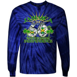 Jamaica 60th Independence Proud To Be Jamaican Tie-Dye Long Sleeve Shirt