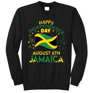 Jamaica 62nd Independence Day Jamaican Pride Jamaica Flag Tall Sweatshirt