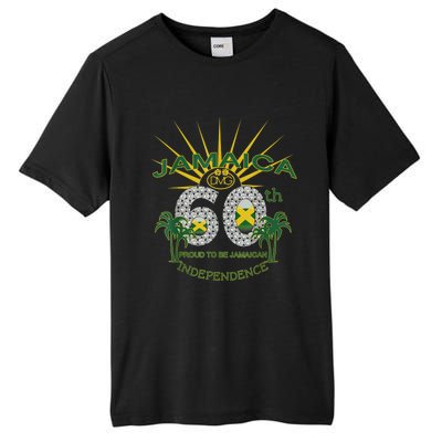 Jamaica 60th Independence Proud To Be Jamaican Tall Fusion ChromaSoft Performance T-Shirt