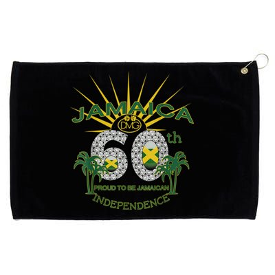 Jamaica 60th Independence Proud To Be Jamaican Grommeted Golf Towel