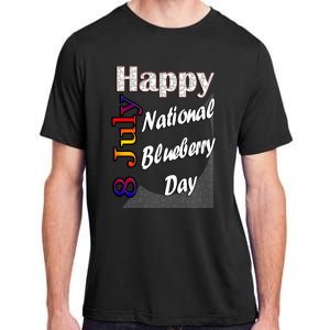 July 8th National Blueberry Day T Fun Idea Gift Adult ChromaSoft Performance T-Shirt