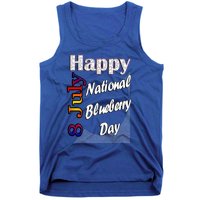 July 8th National Blueberry Day T Fun Idea Gift Tank Top