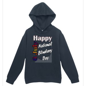 July 8th National Blueberry Day T Fun Idea Gift Urban Pullover Hoodie