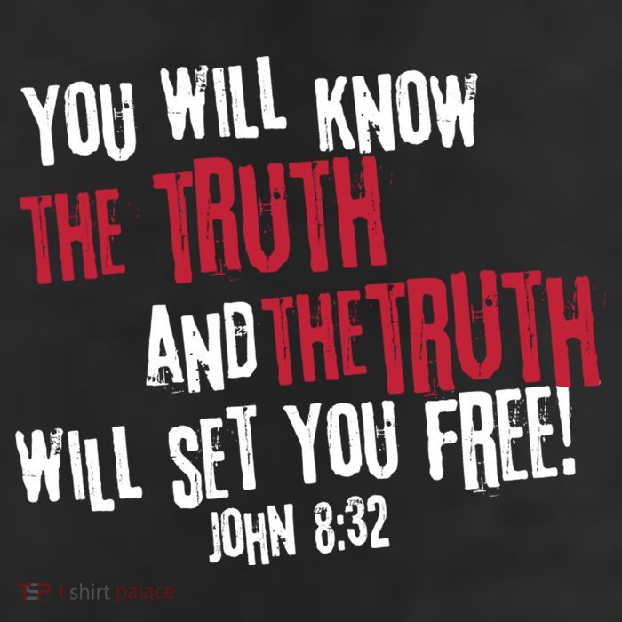 John 8:32 The Truth Will Set You Free 25L Jumbo Tote