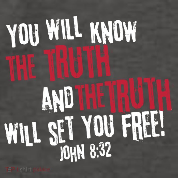 John 8:32 The Truth Will Set You Free Vector Backpack