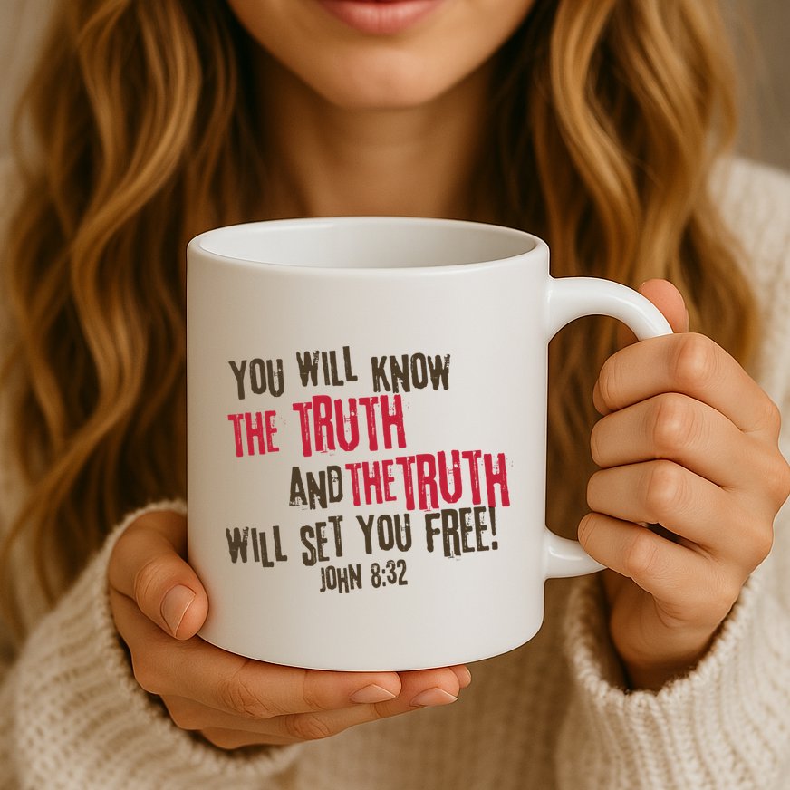 John 8:32 The Truth Will Set You Free Mug