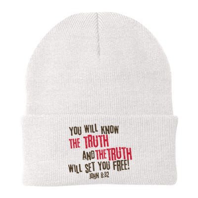 John 8:32 The Truth Will Set You Free Beanie