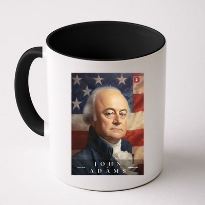 John Adams 2nd President Of The United States Portrait Mug