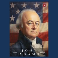 John Adams 2nd President Of The United States Portrait 7-Panel Snapback Hat